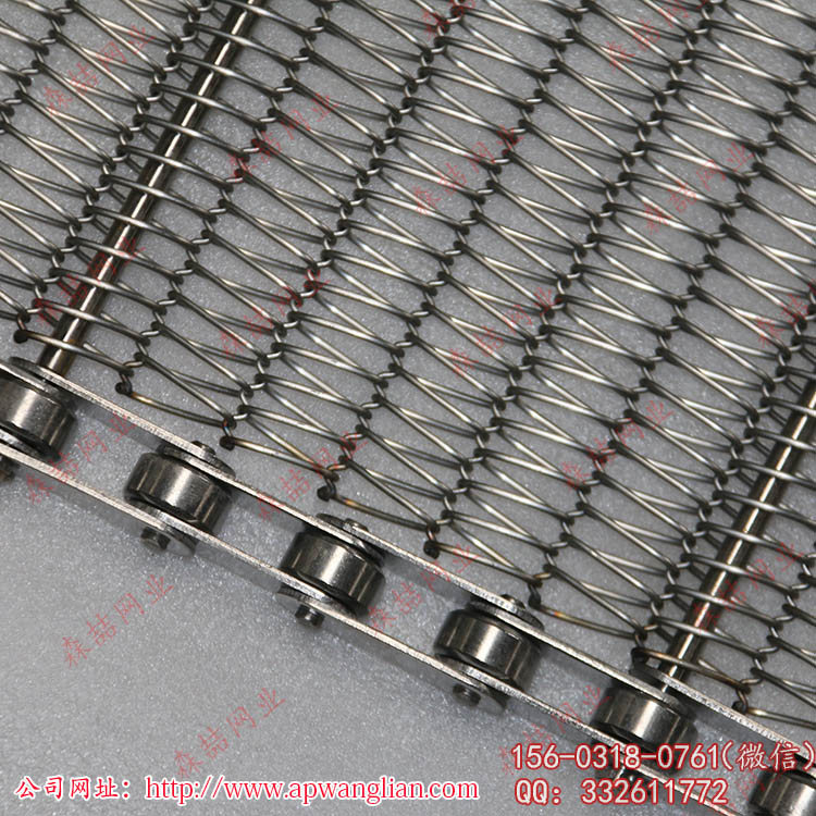 sz-2不锈钢输送网带为什么采用大滚珠链条